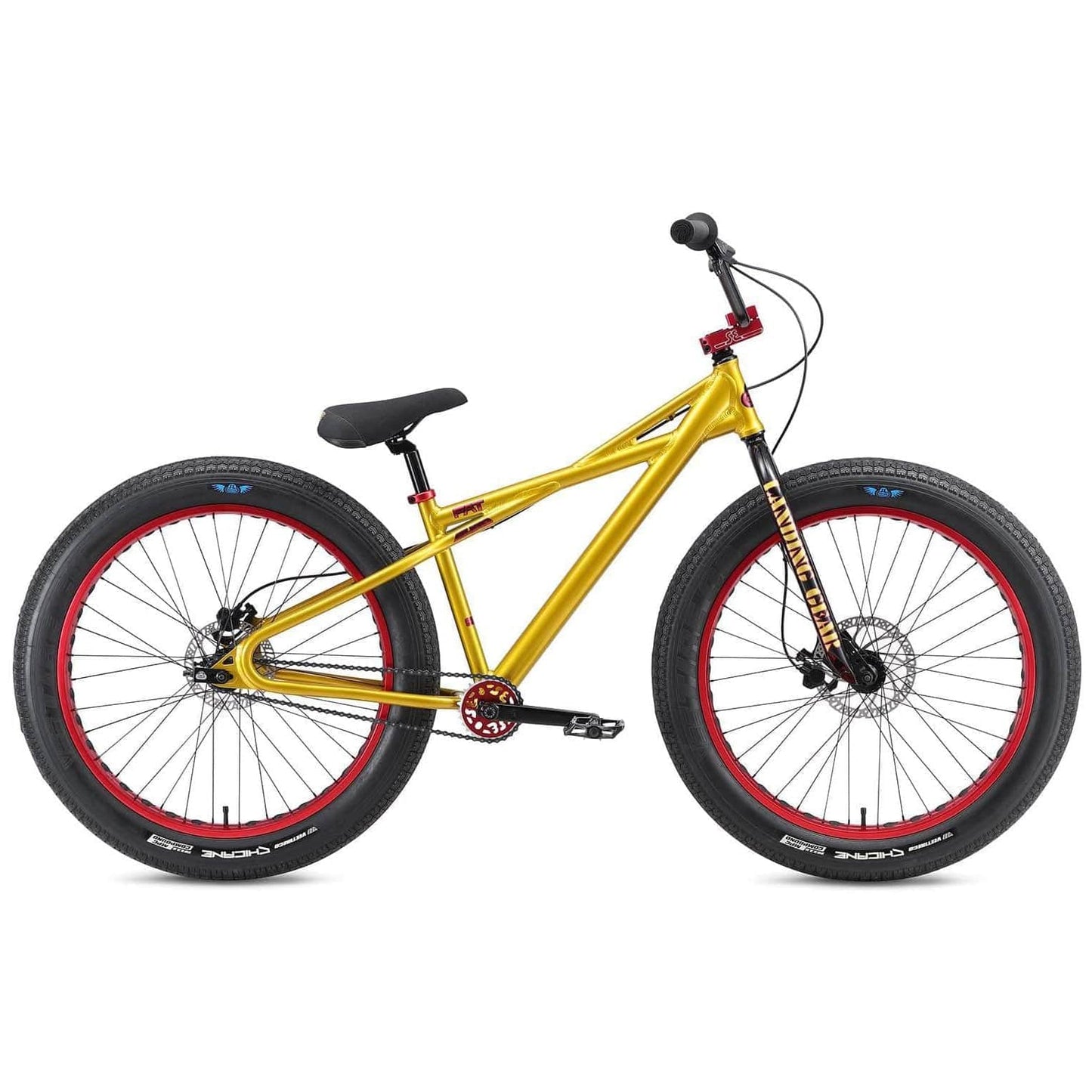 SE Bikes Wheelie Parts Royal Gold SE Bikes Fat Quad 26 Inch Bike Royal Gold