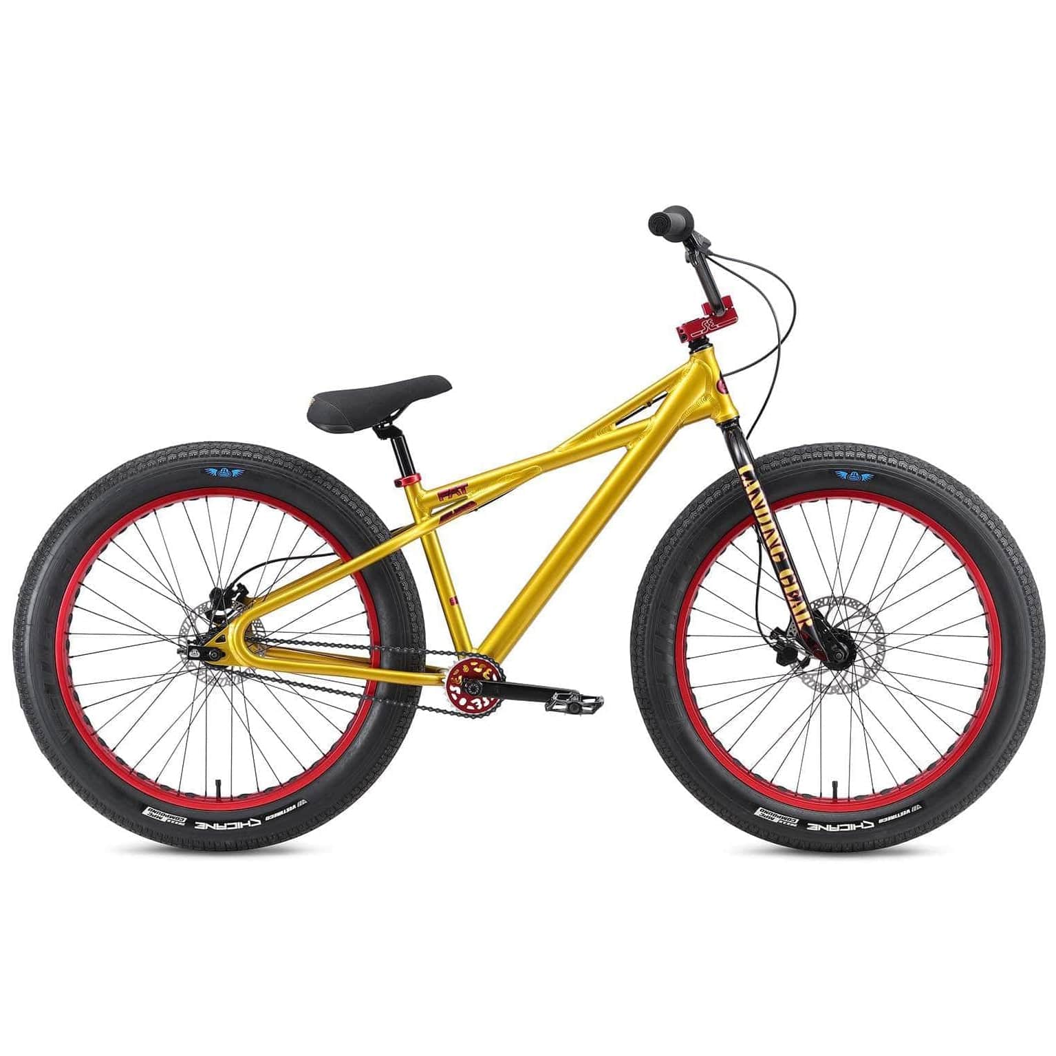 SE Bikes Wheelie Parts Royal Gold SE Bikes Fat Quad 26 Inch Bike Royal Gold