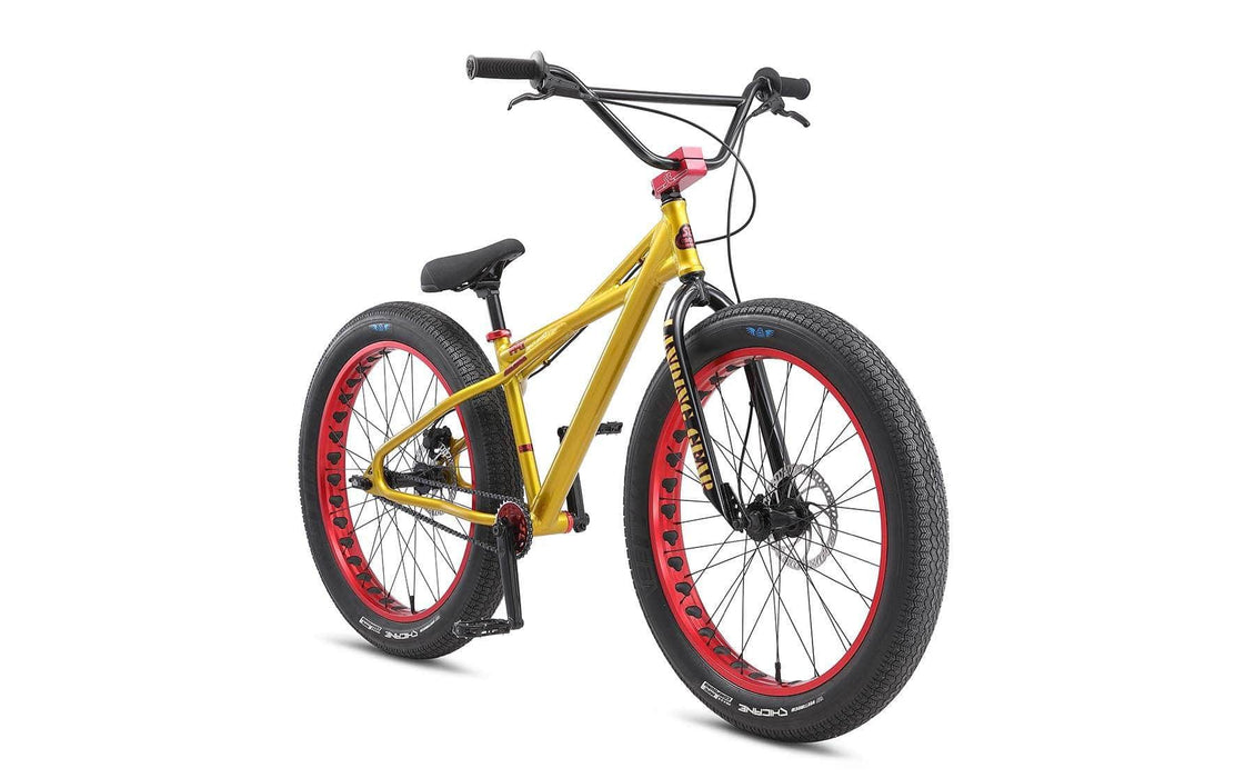 SE Bikes Wheelie Parts Royal Gold SE Bikes Fat Quad 26 Inch Bike Royal Gold