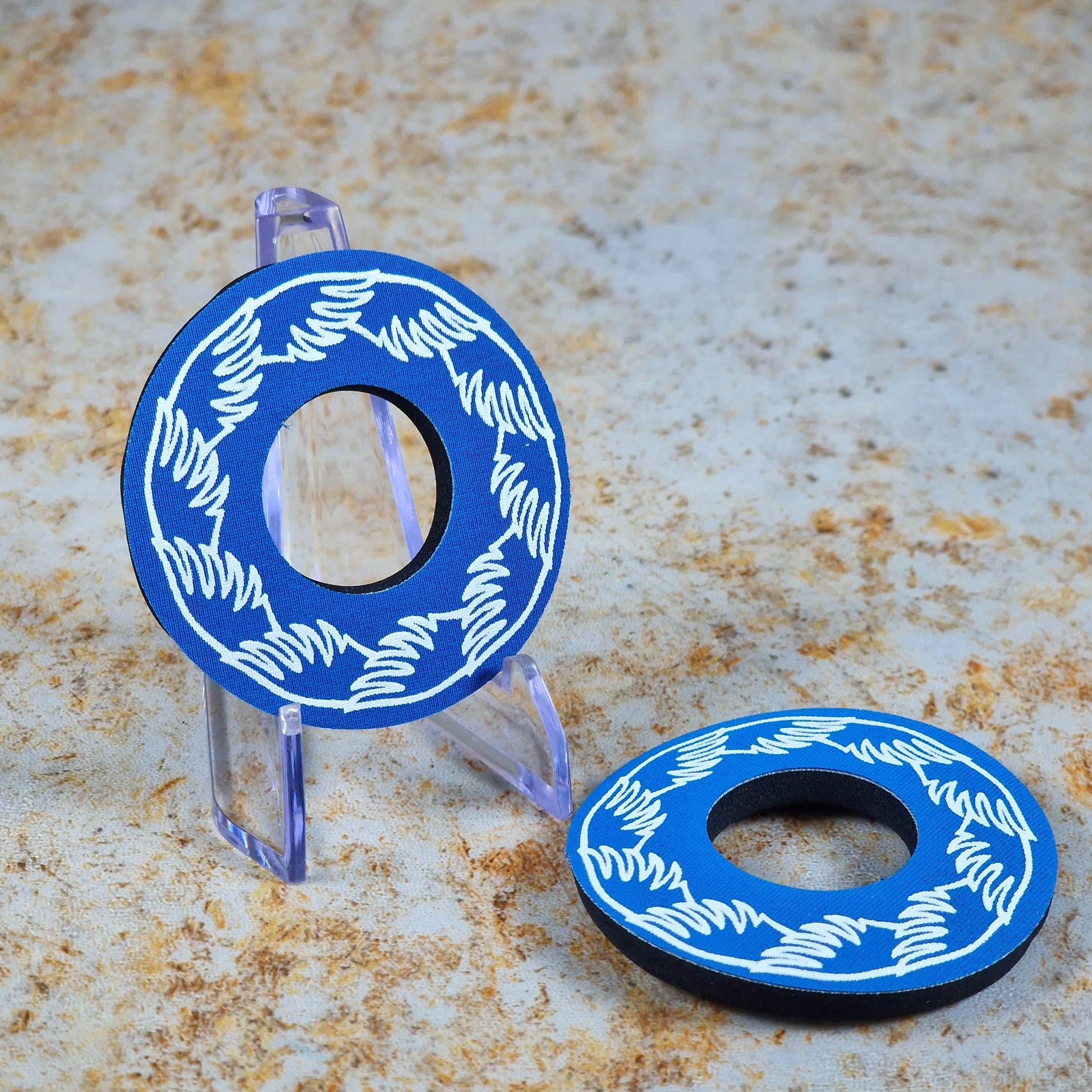 SE Bikes BMX Parts Blue SE Bikes Grip Wing Donuts