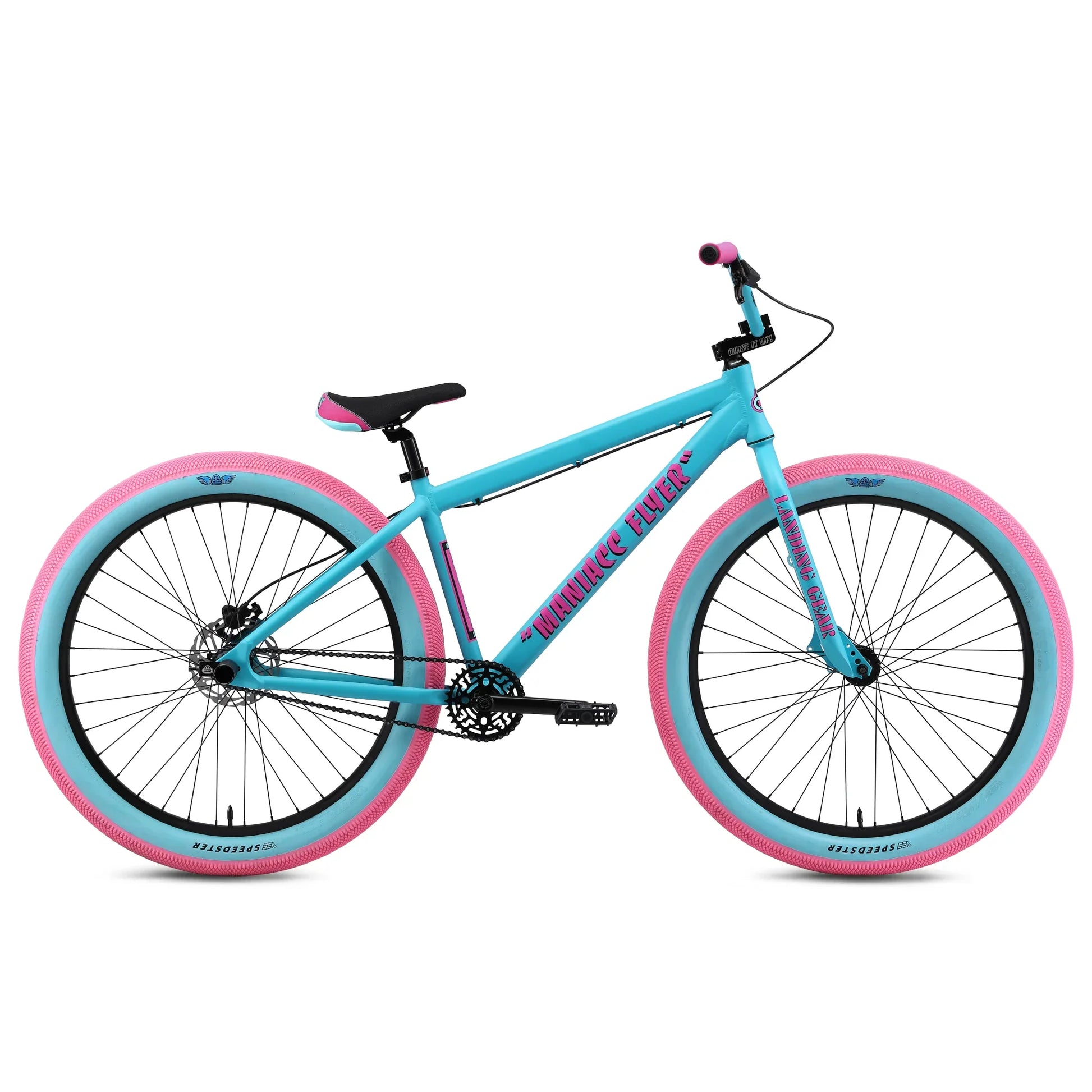 SE Bikes Aqua Bubblegum SE Bikes Maniacc Flyer 27.5 Inch Bike Aqua Bubblegum