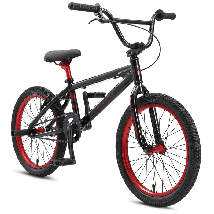 SE Bikes Wheelie Parts Stealth Mode Black SE Bikes Ripper 20 Inch Bike Stealth Mode Black