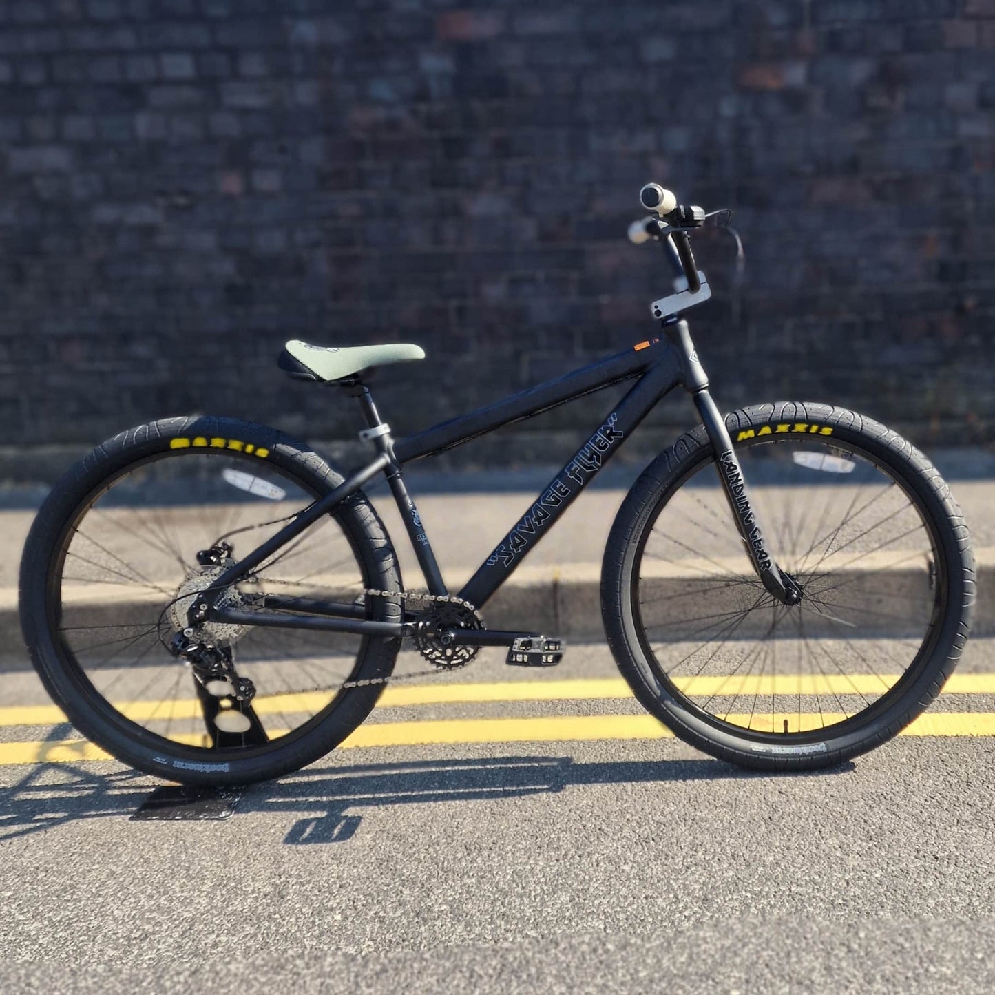 SE Bikes Bikes Black SE Bikes Savage Flyer 27.5 Inch Bike Black