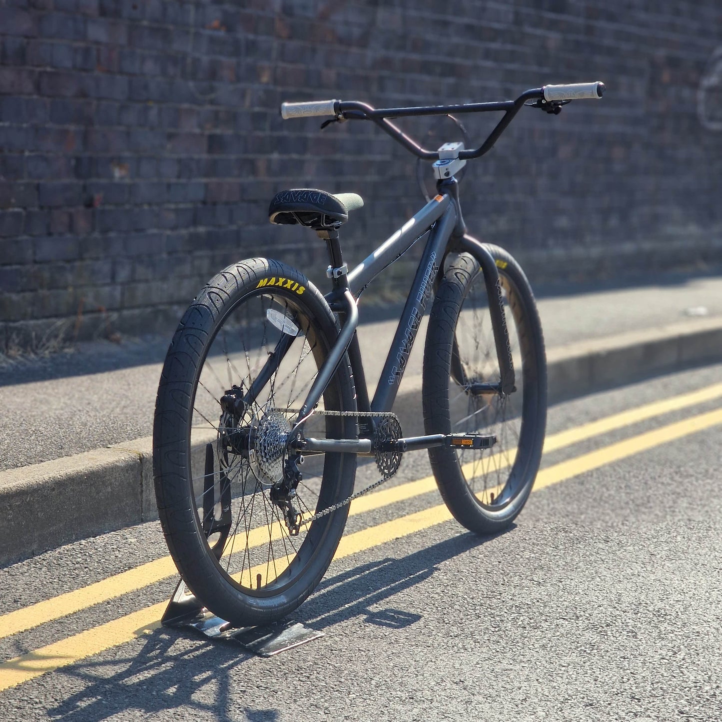 SE Bikes Bikes Black SE Bikes Savage Flyer 27.5 Inch Bike Black