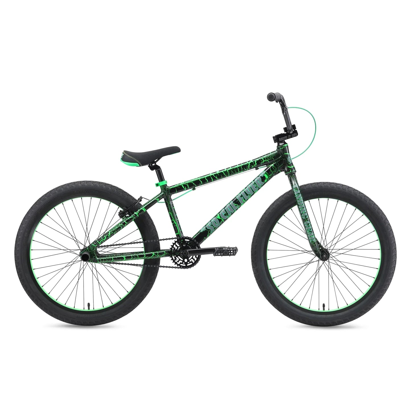 SE Bikes Green Crackle SE Bikes So Cal Flyer 24 Inch Bike Green Crackle