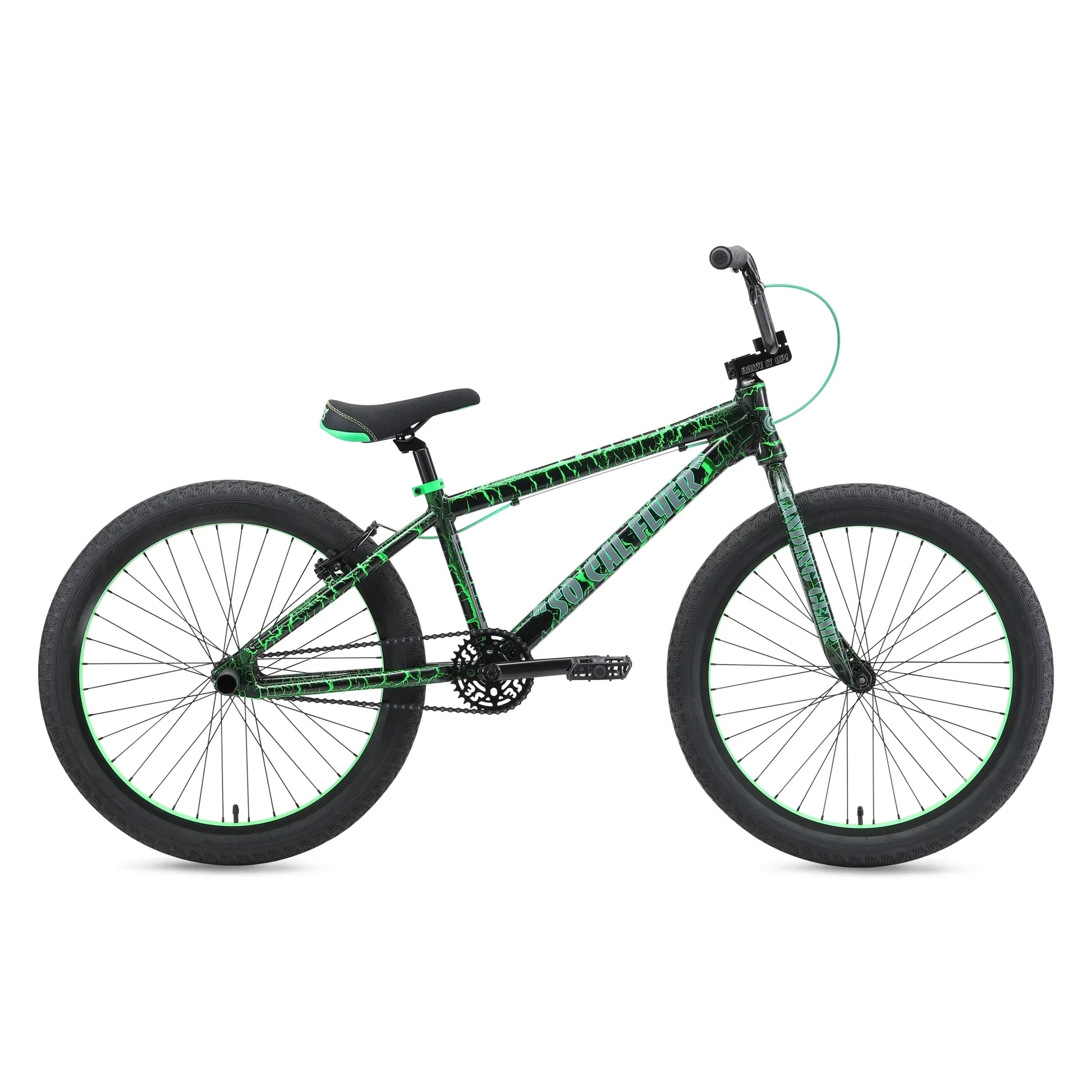 SE Bikes Green Crackle SE Bikes So Cal Flyer 24 Inch Bike Green Crackle