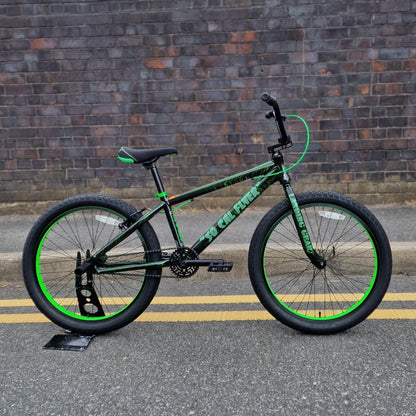 SE Bikes BMX Bikes Green Crackle SE Bikes So Cal Flyer 24 Inch Bike Green Crackle
