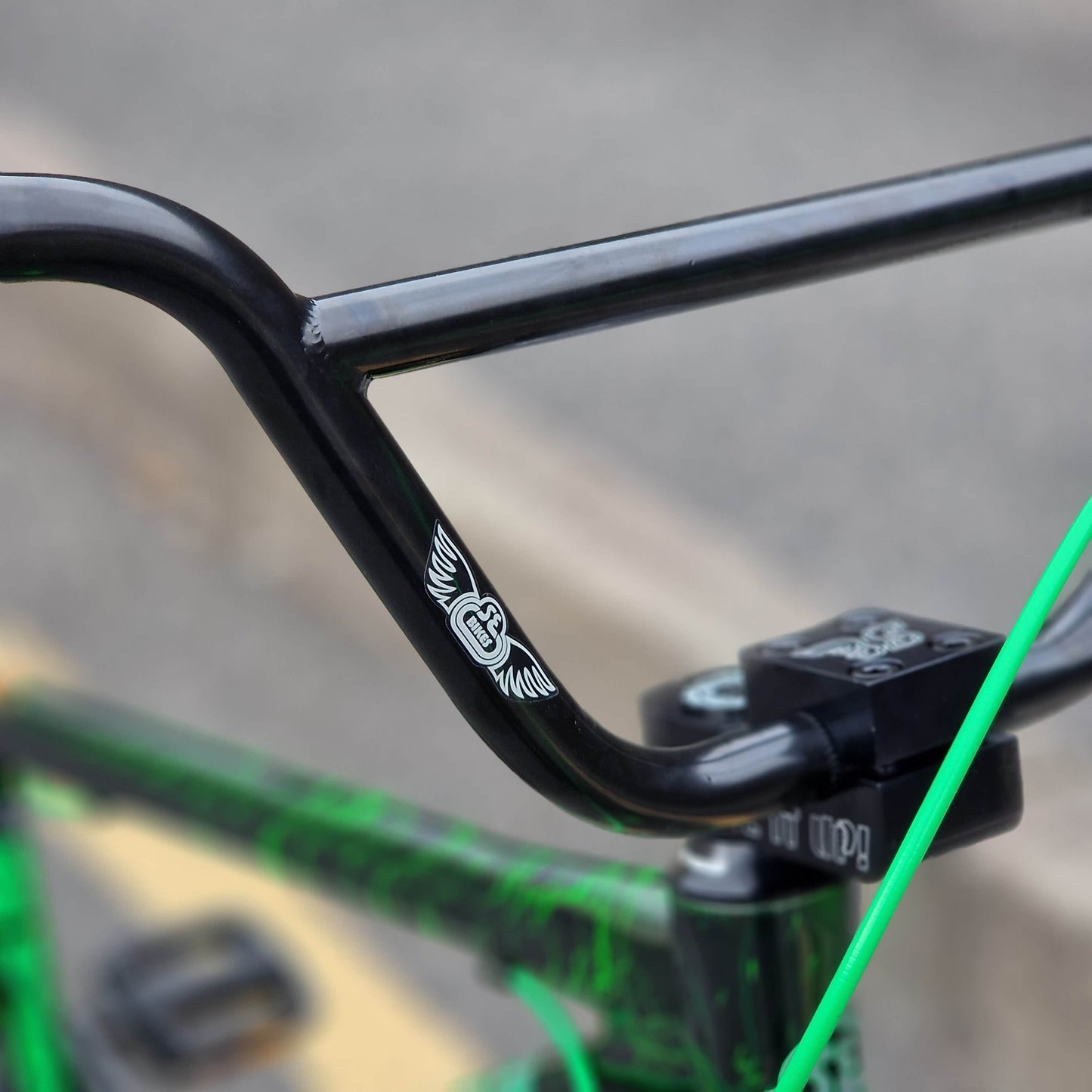 SE Bikes BMX Bikes Green Crackle SE Bikes So Cal Flyer 24 Inch Bike Green Crackle