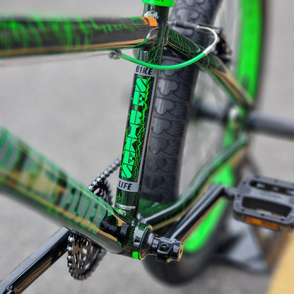 SE Bikes BMX Bikes Green Crackle SE Bikes So Cal Flyer 24 Inch Bike Green Crackle
