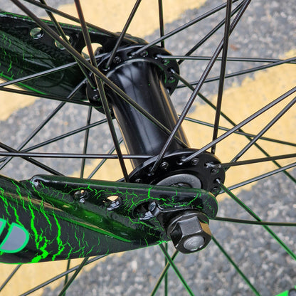 SE Bikes BMX Bikes Green Crackle SE Bikes So Cal Flyer 24 Inch Bike Green Crackle