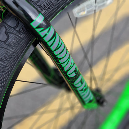 SE Bikes BMX Bikes Green Crackle SE Bikes So Cal Flyer 24 Inch Bike Green Crackle