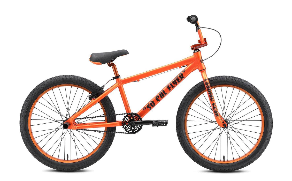 SE Bikes BMX Bikes Matte Orange SE Bikes So Cal Flyer 24 Inch Bike Matte Orange