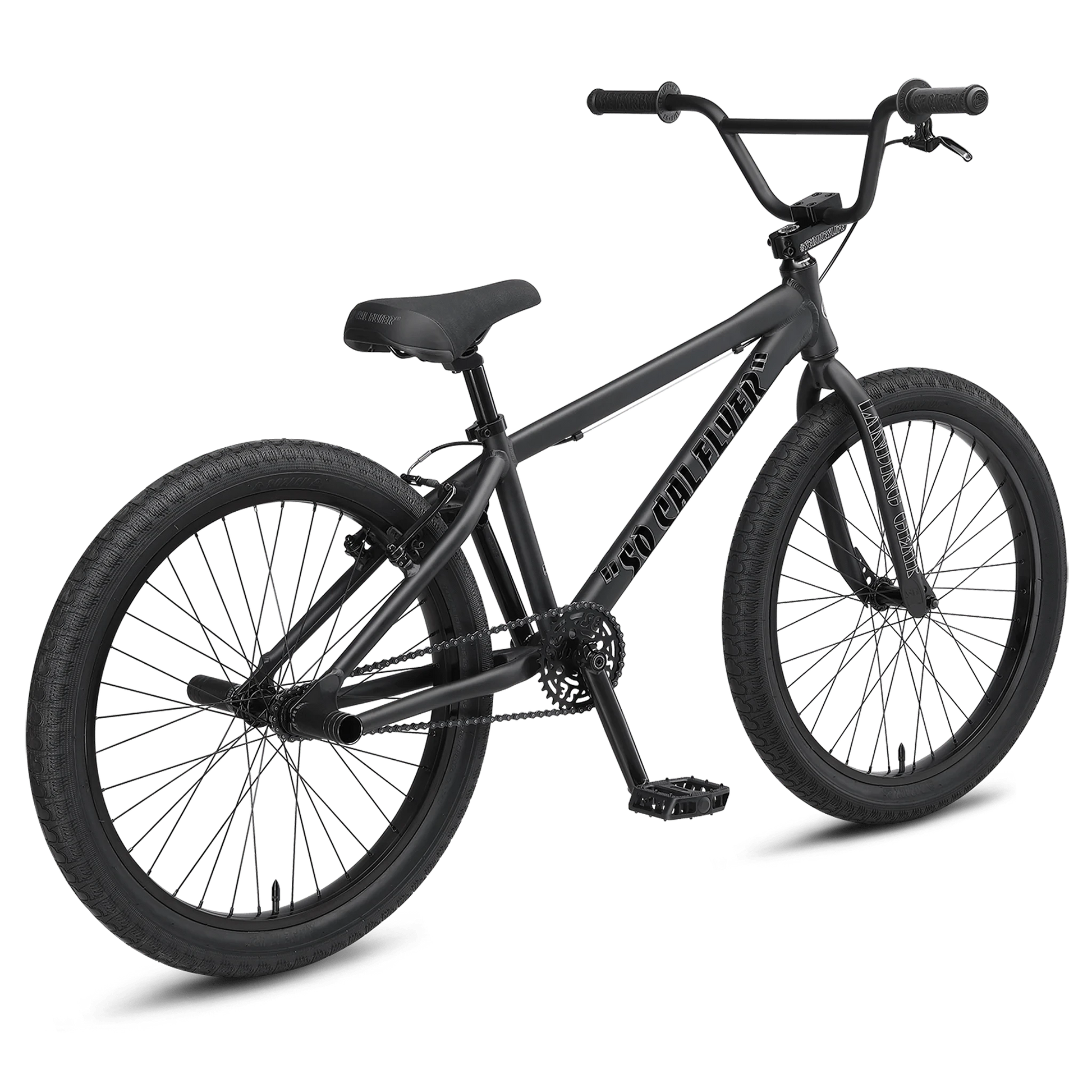 SE Bikes So Cal Flyer 24 Matte Black Alans BMX