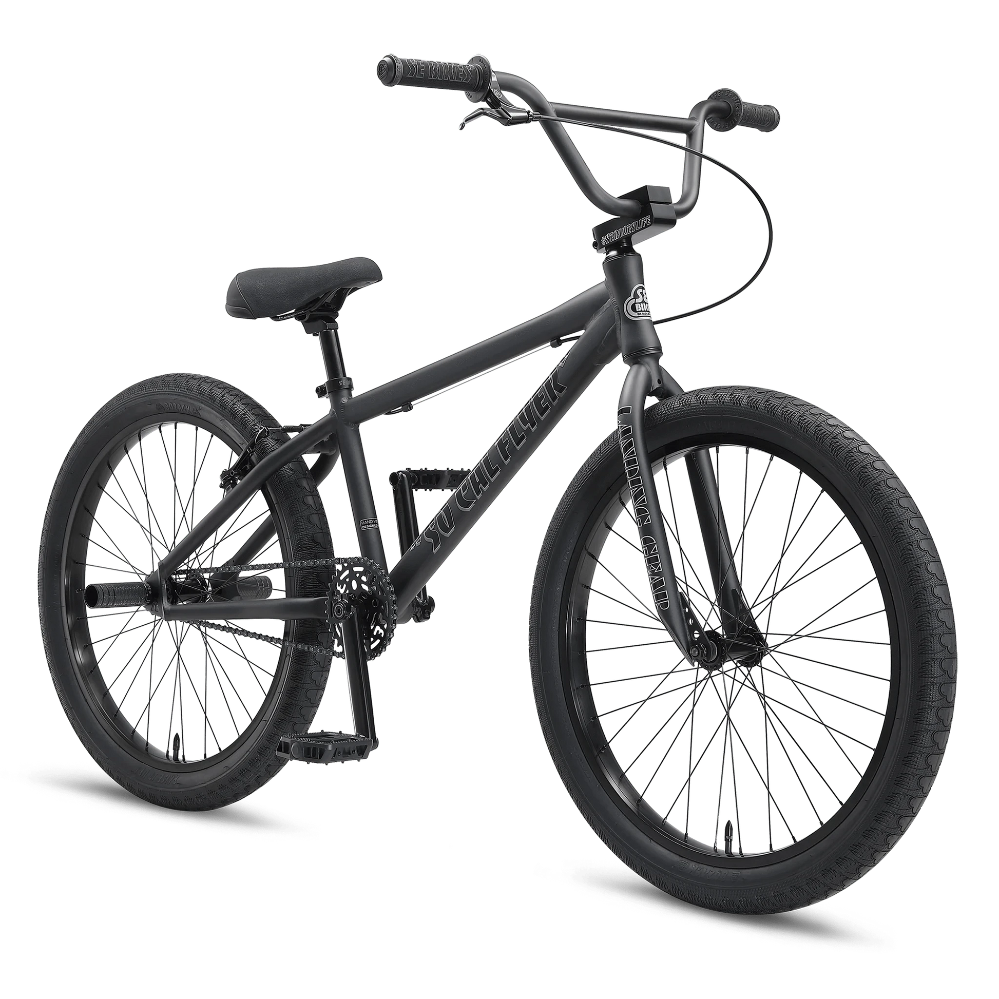 SE Bikes So Cal Flyer 24 Matte Black Alans BMX