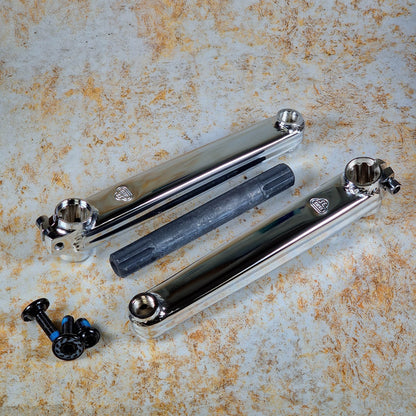 SE Bikes Chrome / 175mm SE Bikes V-Ridge Crank