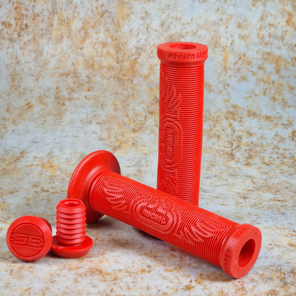 SE Bikes BMX Parts Red SE Bikes Wing Grips