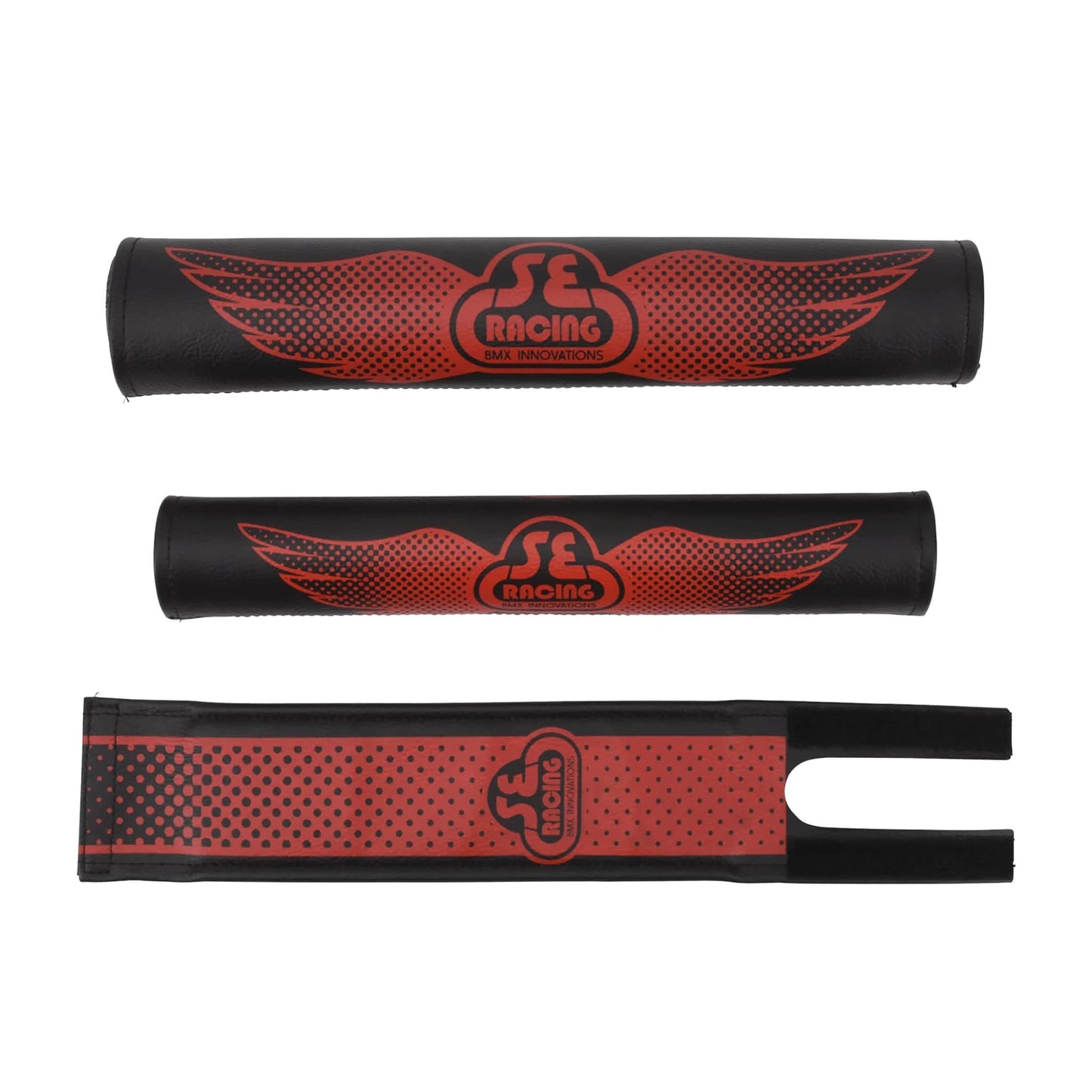 SE Bikes Fade Black/Red SE Bikes Wing Pad Set