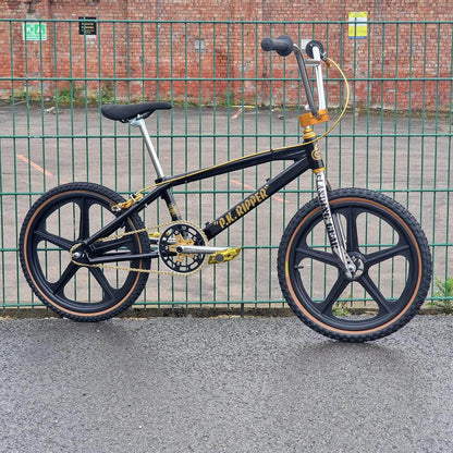 SE Racing Old School BMX Black / Gold SE Racing 1989 PK Ripper Bike Black / Gold