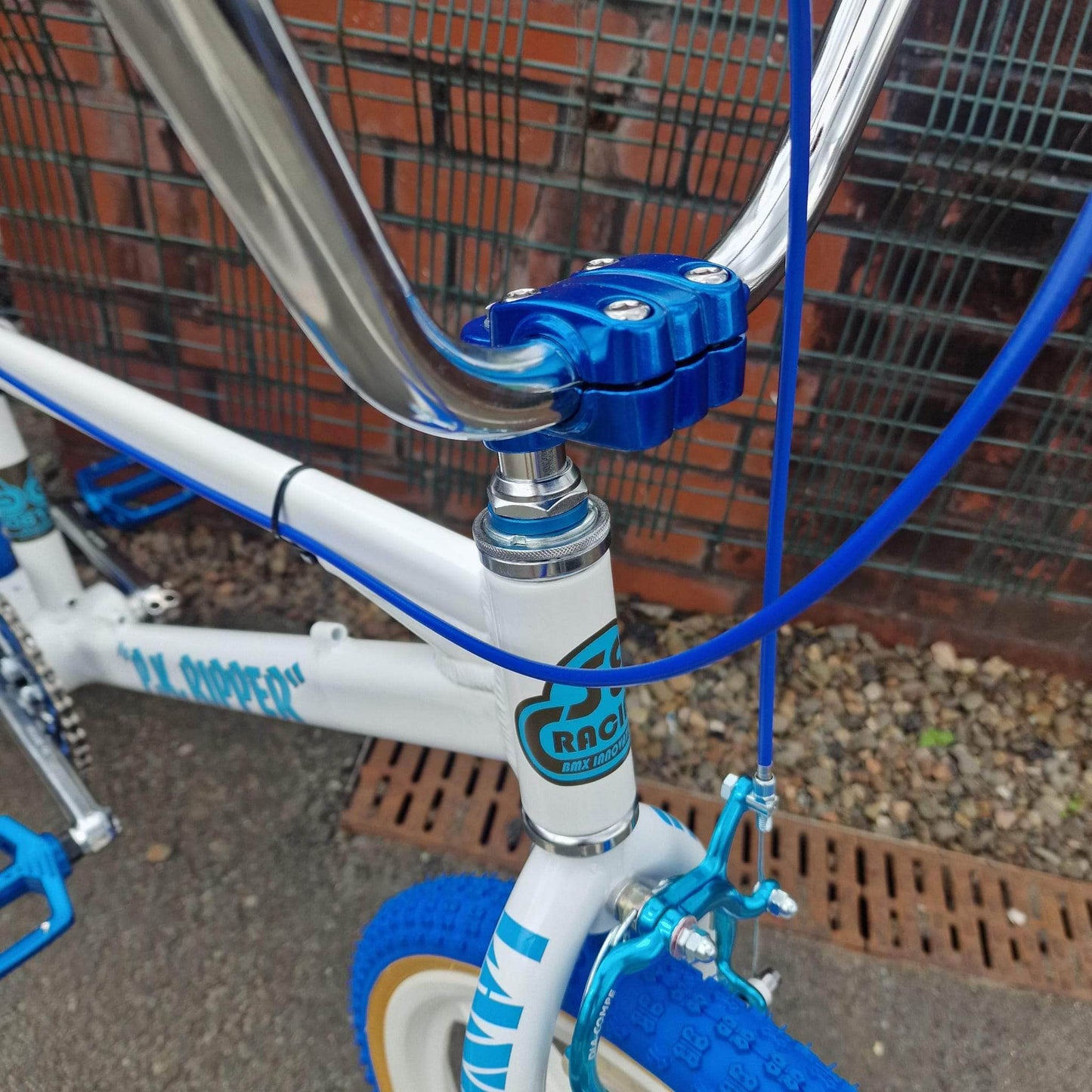 SE Racing Old School BMX White / Blue SE Racing 1989 PK Ripper Bike White / Blue