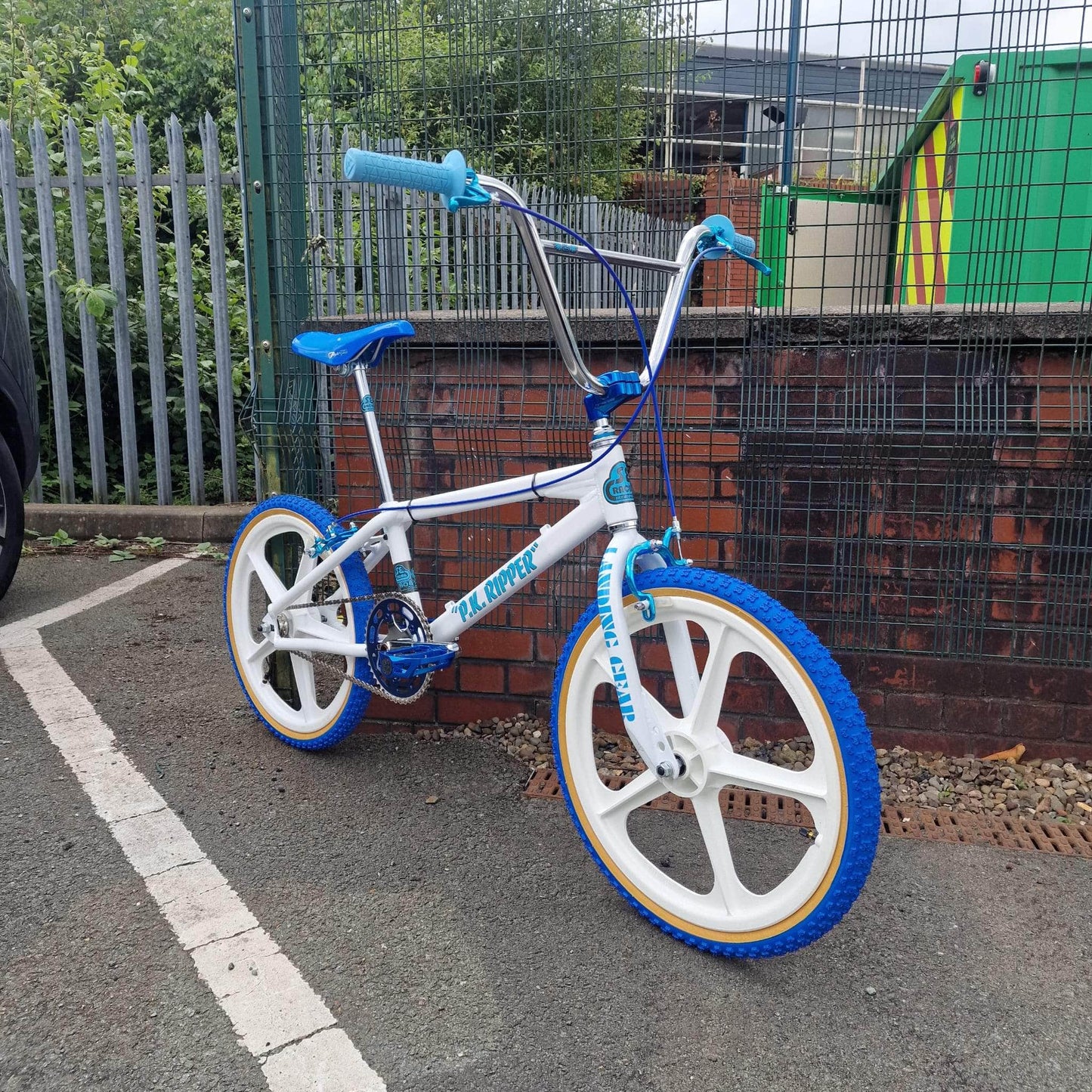 SE Racing Old School BMX White / Blue SE Racing 1989 PK Ripper Bike White / Blue