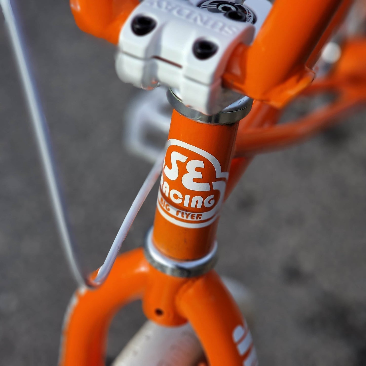 SE Bikes Old School BMX Bikes SE Racing Looptail Quadangle Bike Orange  / White