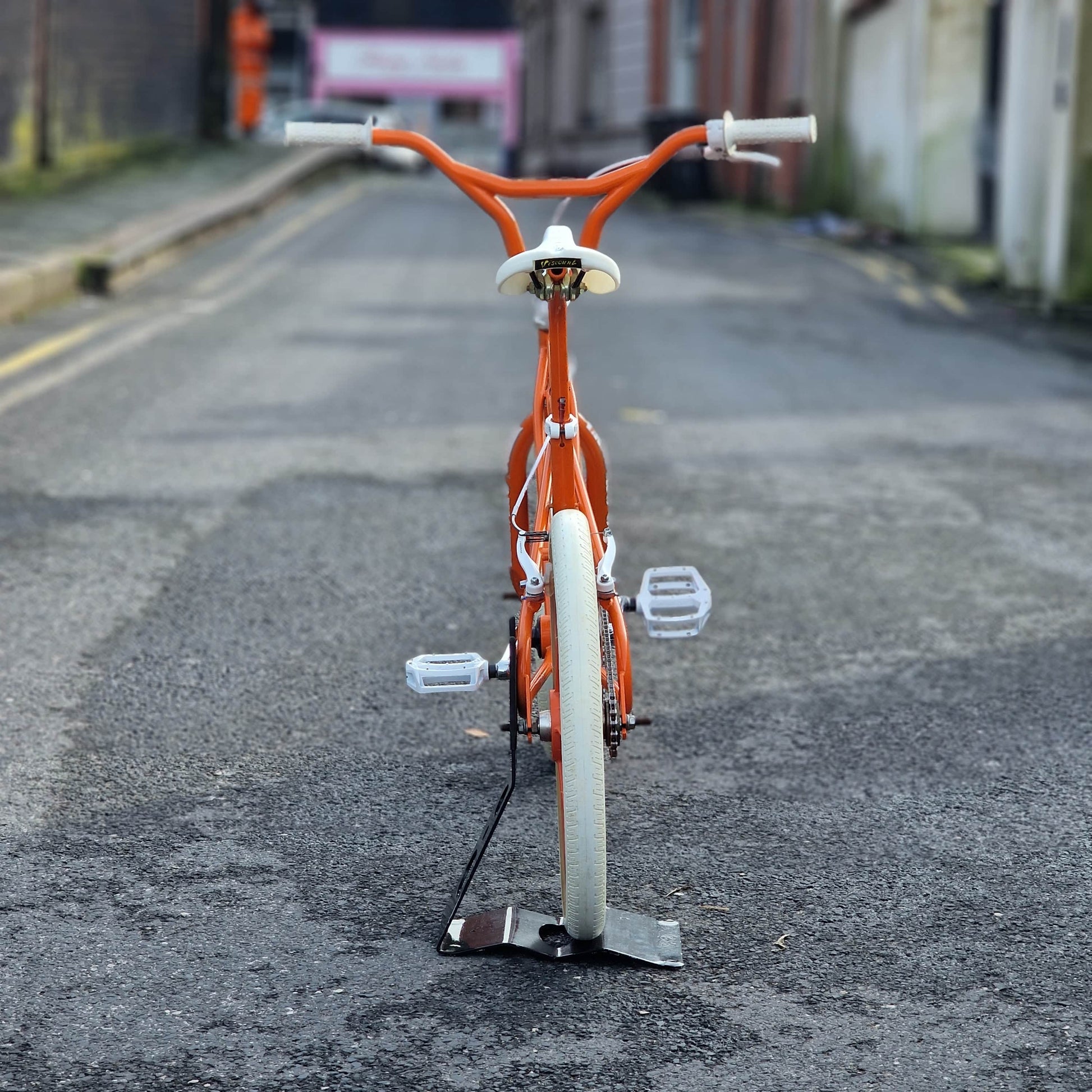 SE Bikes Old School BMX Bikes SE Racing Looptail Quadangle Bike Orange  / White