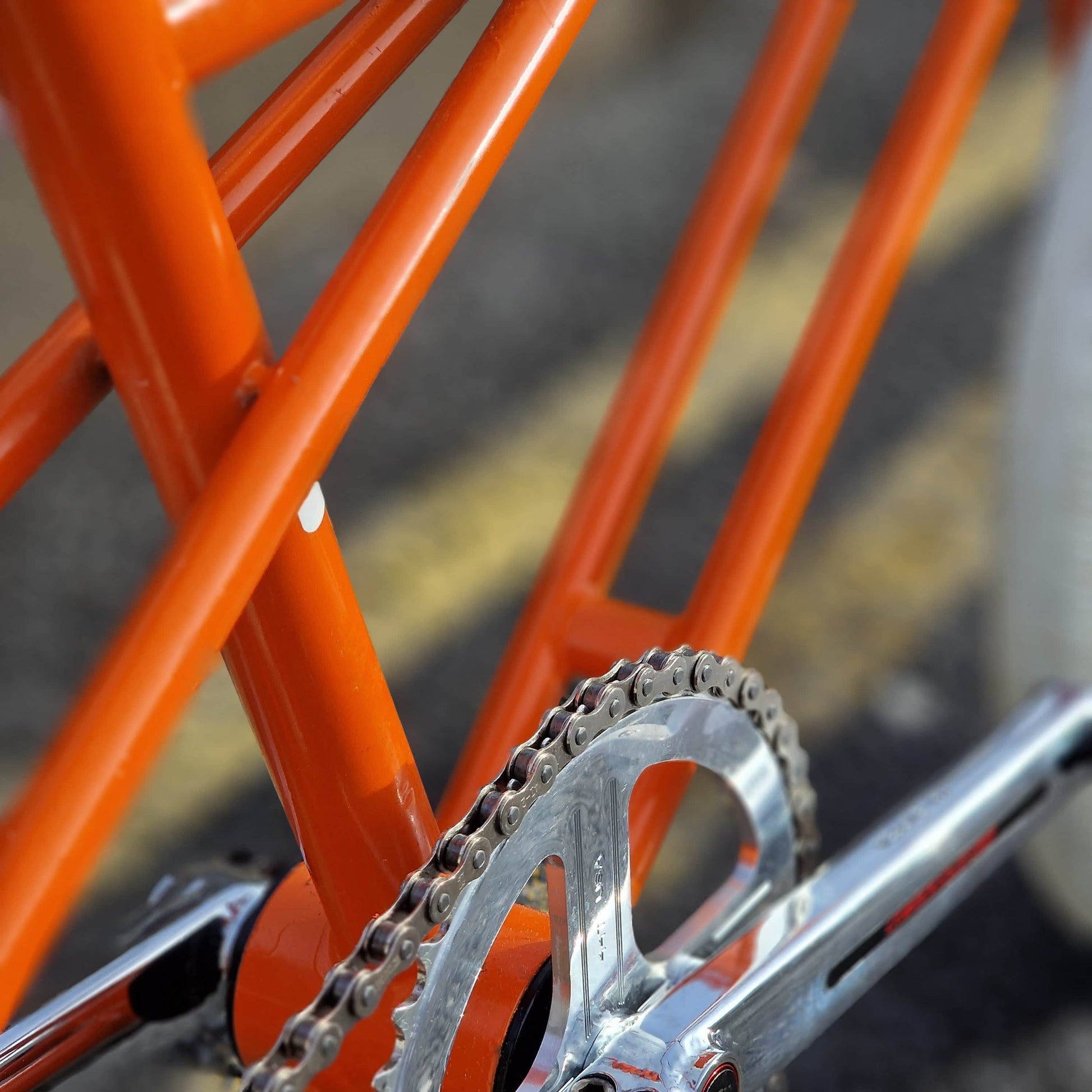 SE Bikes Old School BMX Bikes SE Racing Looptail Quadangle Bike Orange  / White