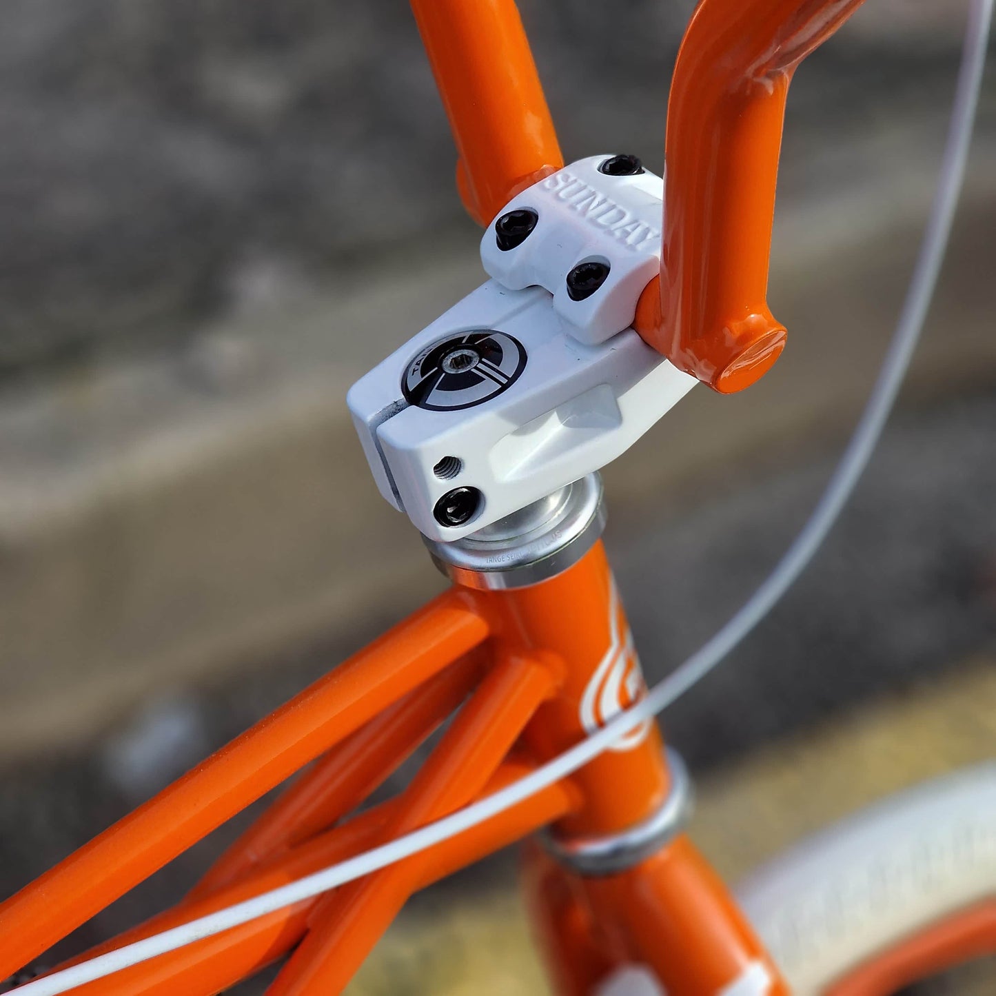 SE Bikes Old School BMX Bikes SE Racing Looptail Quadangle Bike Orange  / White