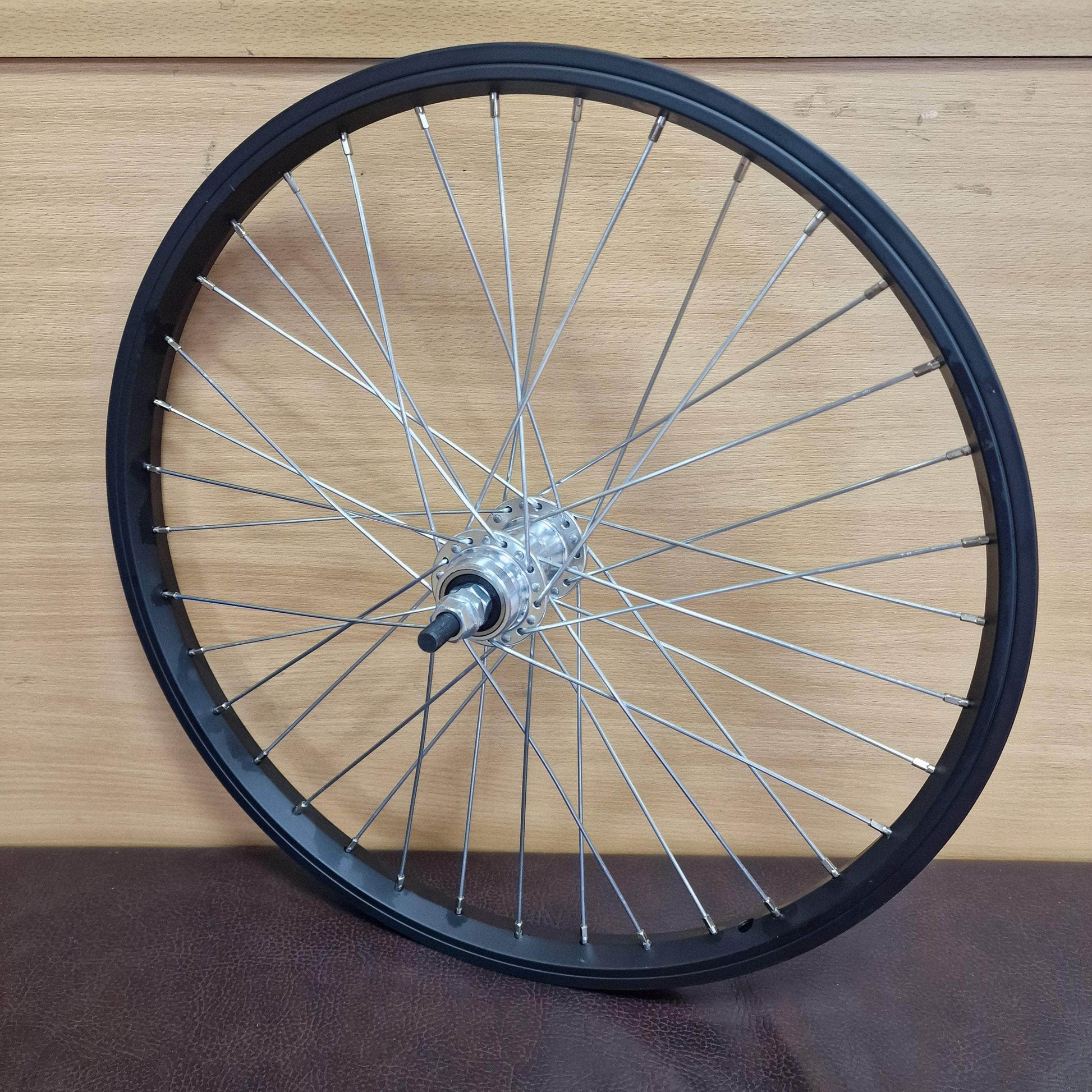 Alans BMX Old School BMX Black/Silver / Black Sealed Bearing Old School BMX Wheelset with Kenda Tyres