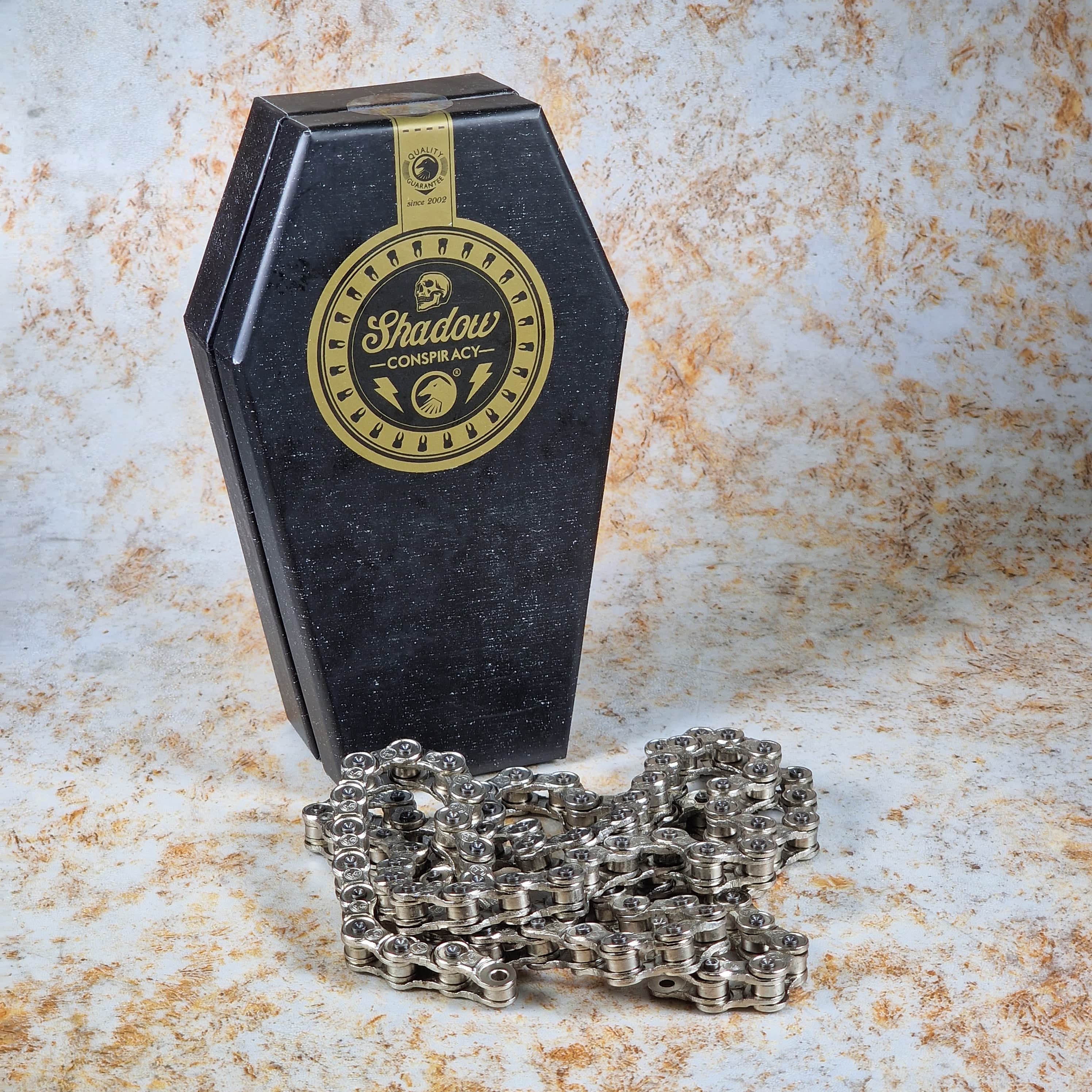 Shadow Conspiracy Interlock Supreme BMX Chain Silver | Alans BMX