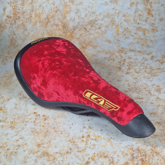 Shadow Conspiracy BMX Parts Red Crushed Velvet Shadow Conspiracy Jones Penumbra Series 11 Railed Seat Red Crushed Velvet