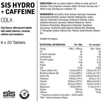 SIS BMX Racing SIS Hydro 20 Pack Hydration Tablets