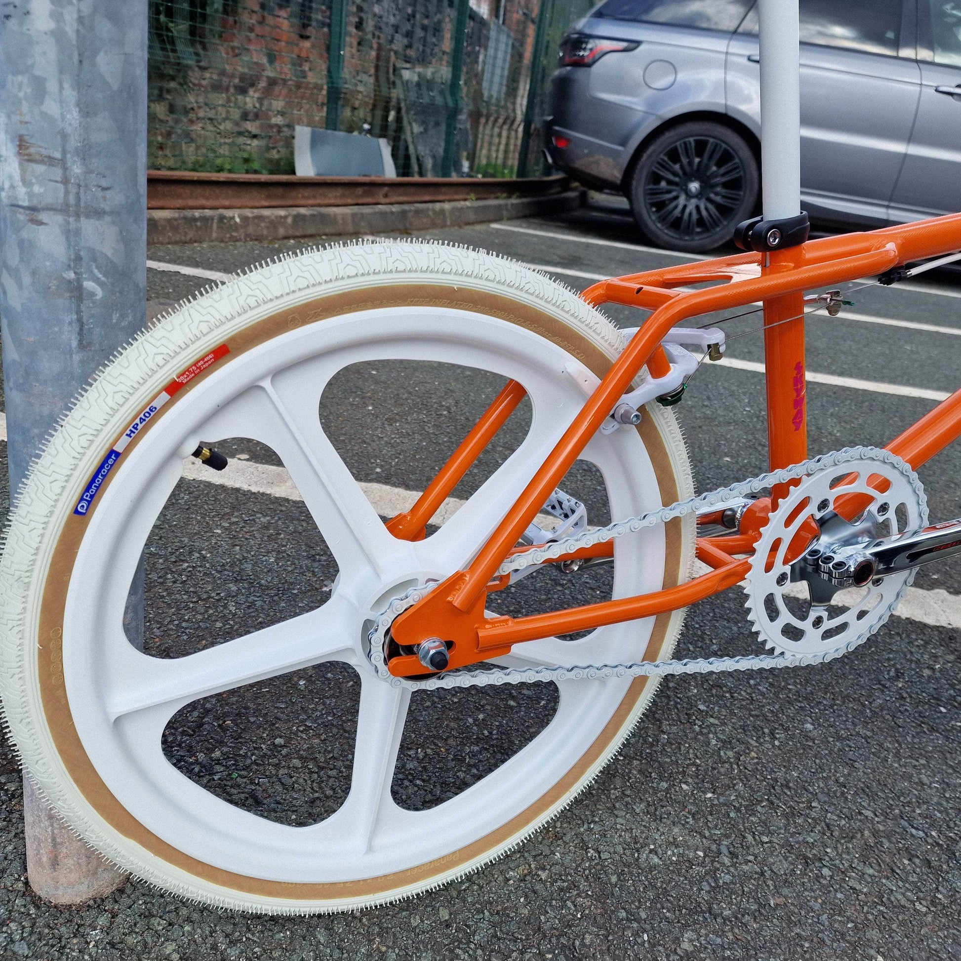 Skyway Old School BMX Orange Skyway 2024 Street Beat Bike Orange / White