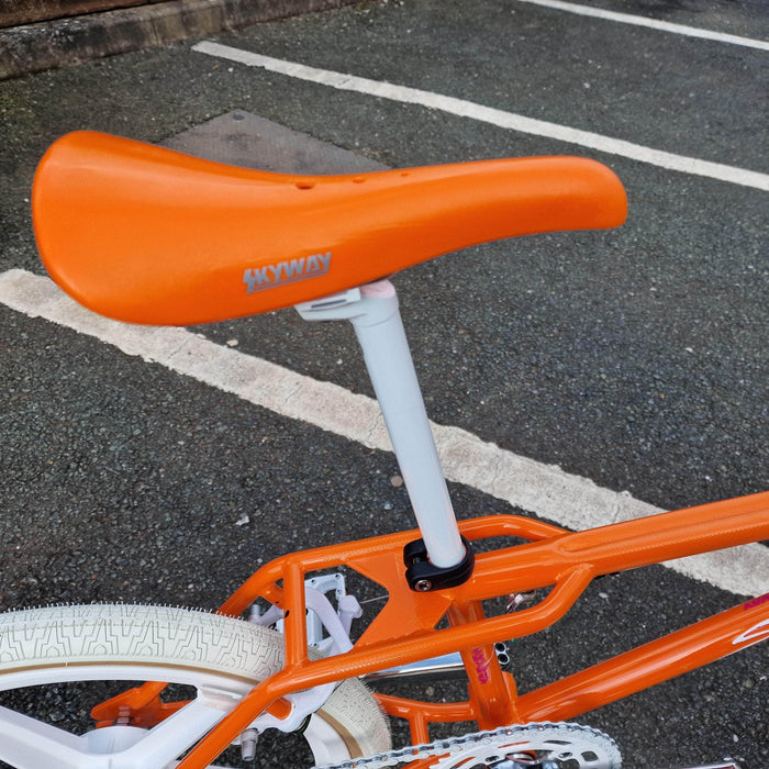 Skyway Old School BMX Orange Skyway 2024 Street Beat Bike Orange / White