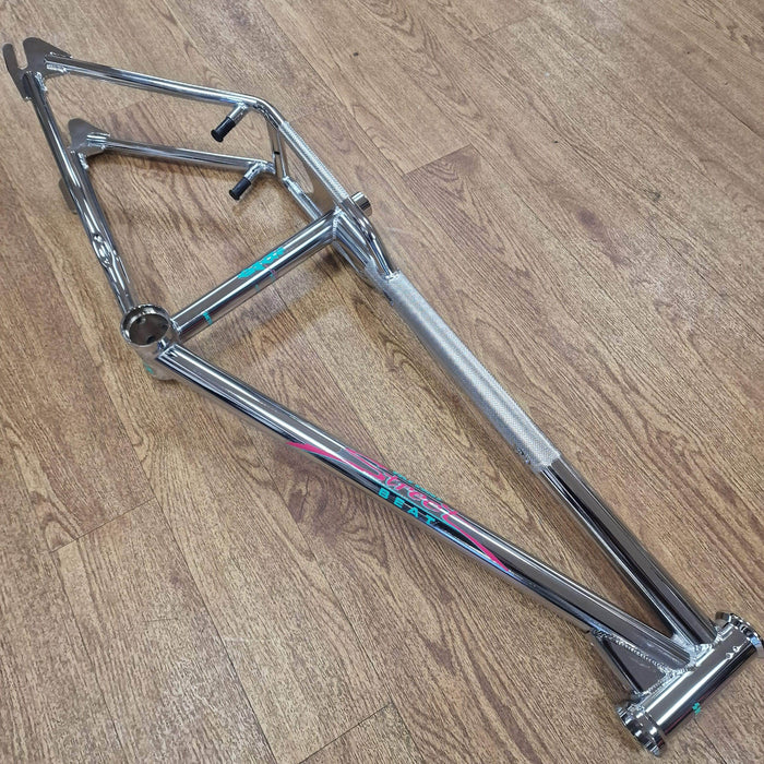 Beat Frame Set Skyway 2024 Street Beat Frame / Fork / Bars / Seat Chrome | Alans BMX