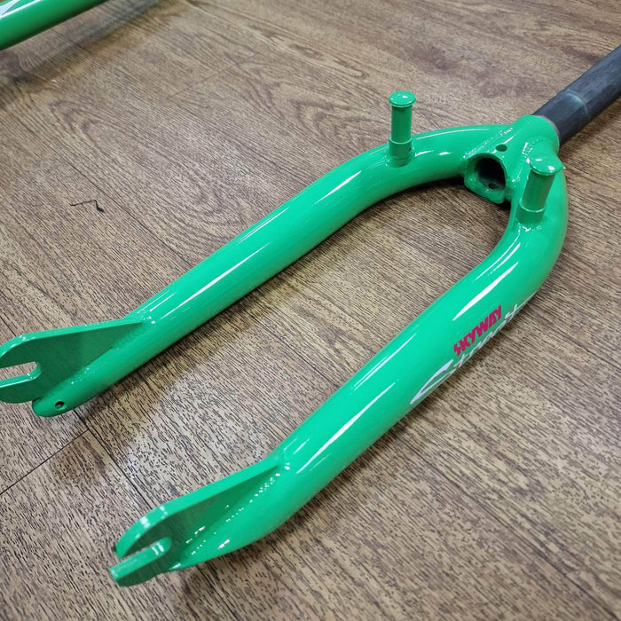 Beat Frame Set Skyway 2024 Street Beat Frame / Fork / Bars / Seat Green | Alans BMX