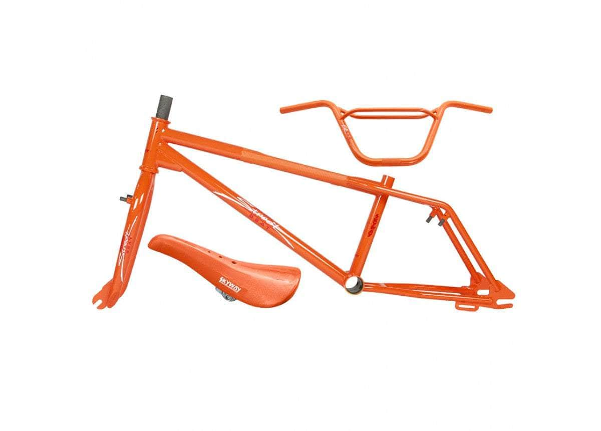 Skyway Old School BMX Orange Skyway 2024 Street Beat Frame / Fork / Bars / Seat Orange