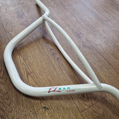 Skyway Old School BMX White Skyway 2024 Street Beat Frame / Fork / Bars / Seat White