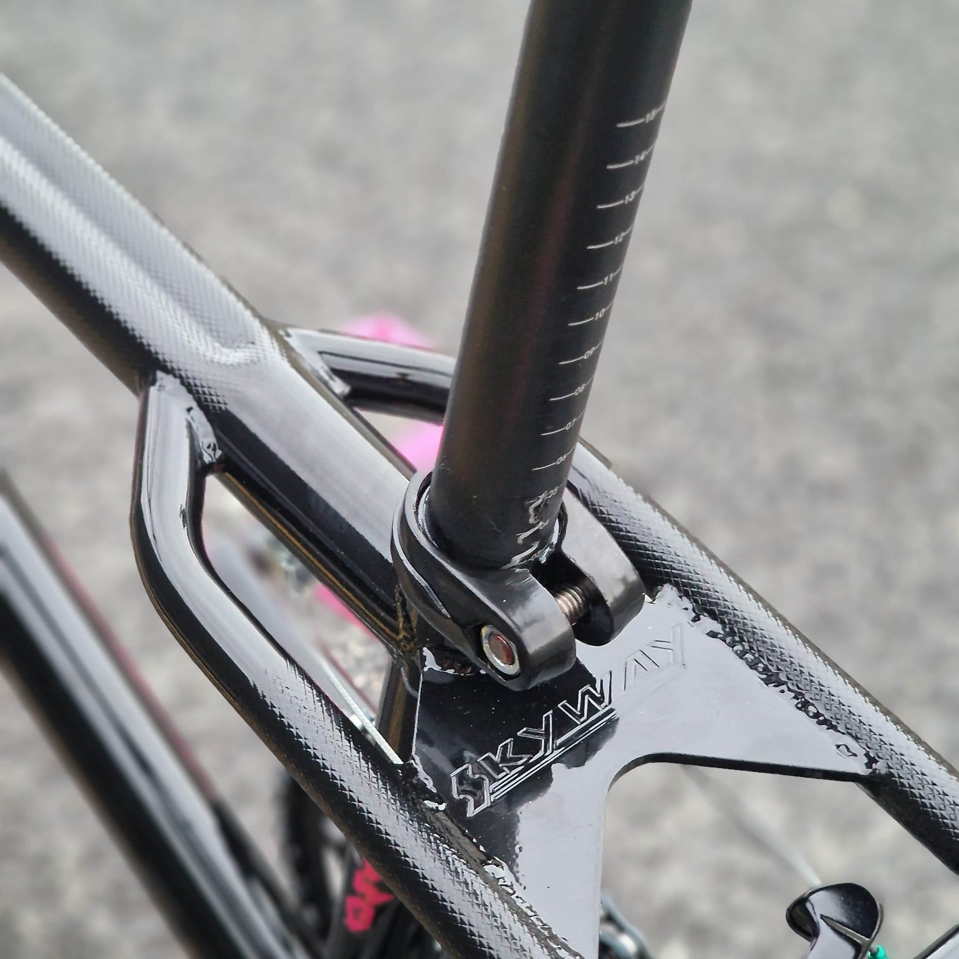 Skyway Old School BMX Bikes Pink Skyway 2026 Street Beat Custom Bike Black / Pink