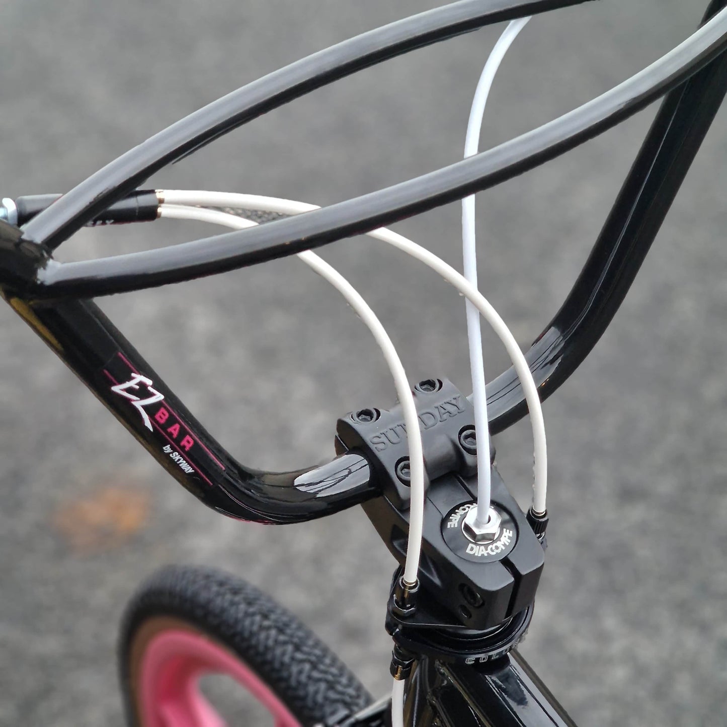 Skyway Old School BMX Bikes Pink Skyway 2026 Street Beat Custom Bike Black / Pink