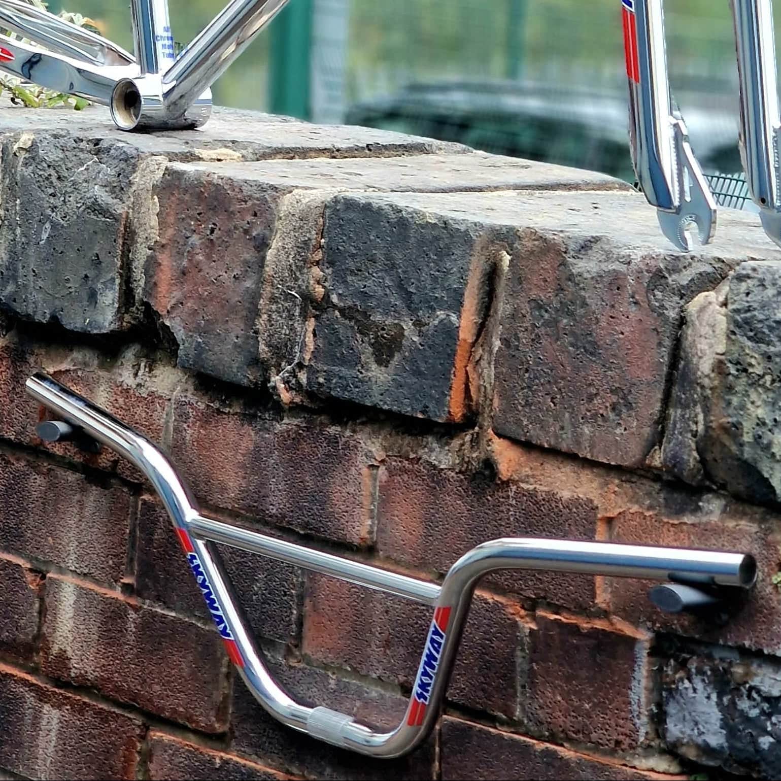 Skyway BMX Parts Chrome Skyway 6.75" Cruiser Bars
