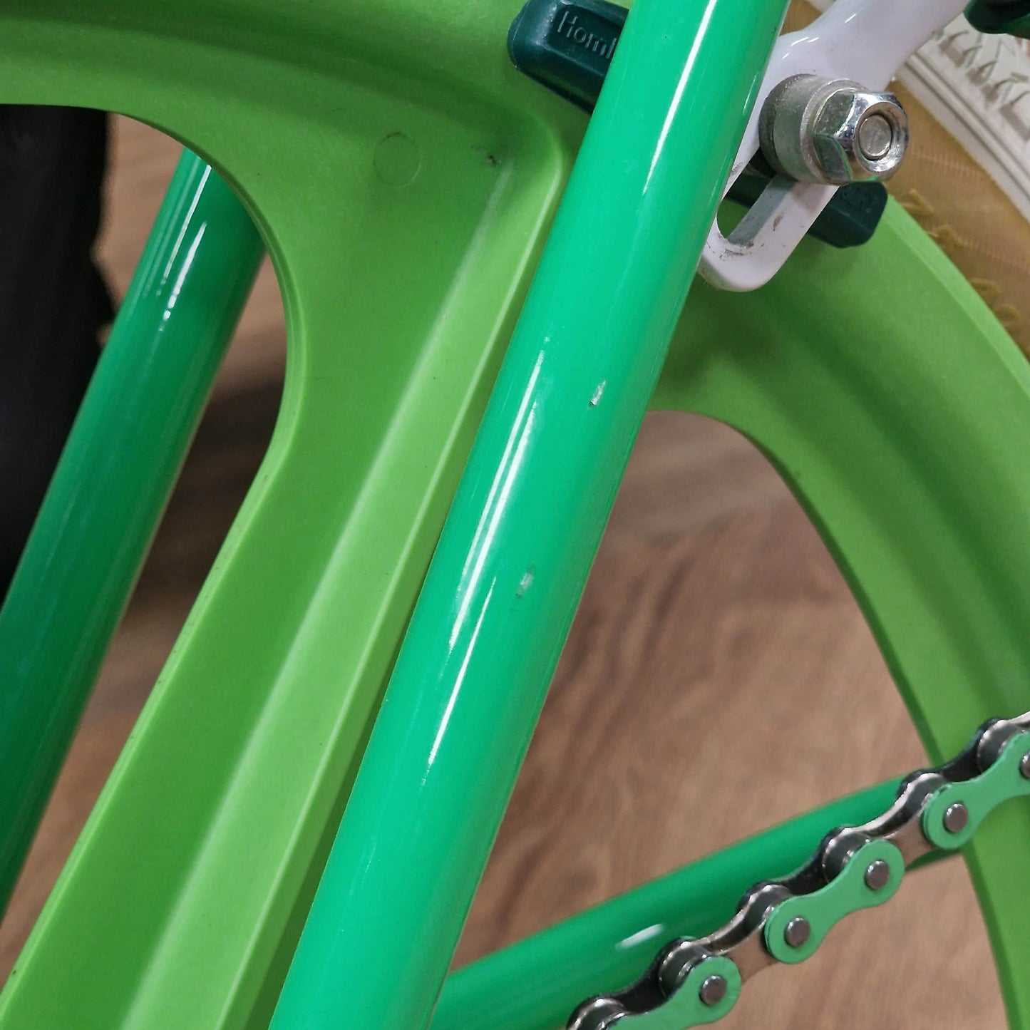 Skyway Old School BMX Bikes Green Skyway Street Beat Bike Green / White