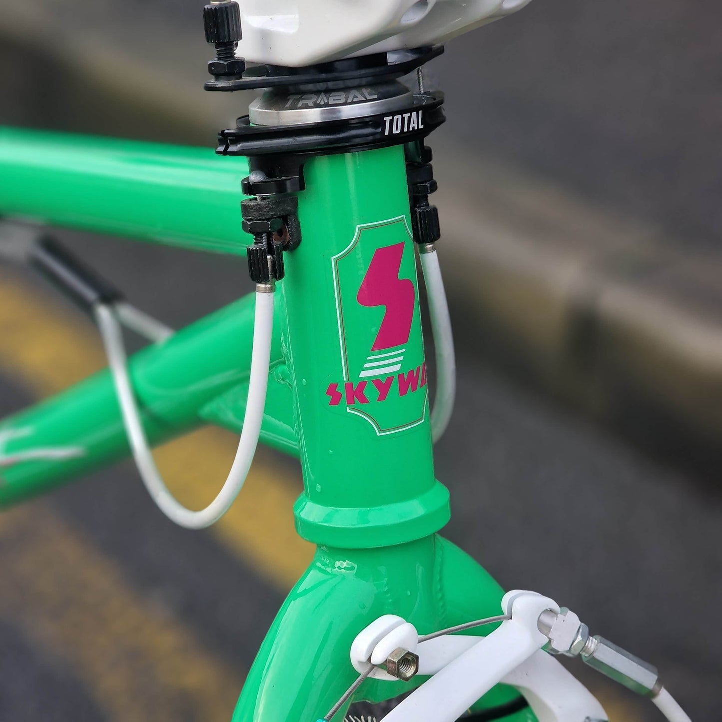 Skyway Old School BMX Bikes Green Skyway Street Beat Bike Green / White