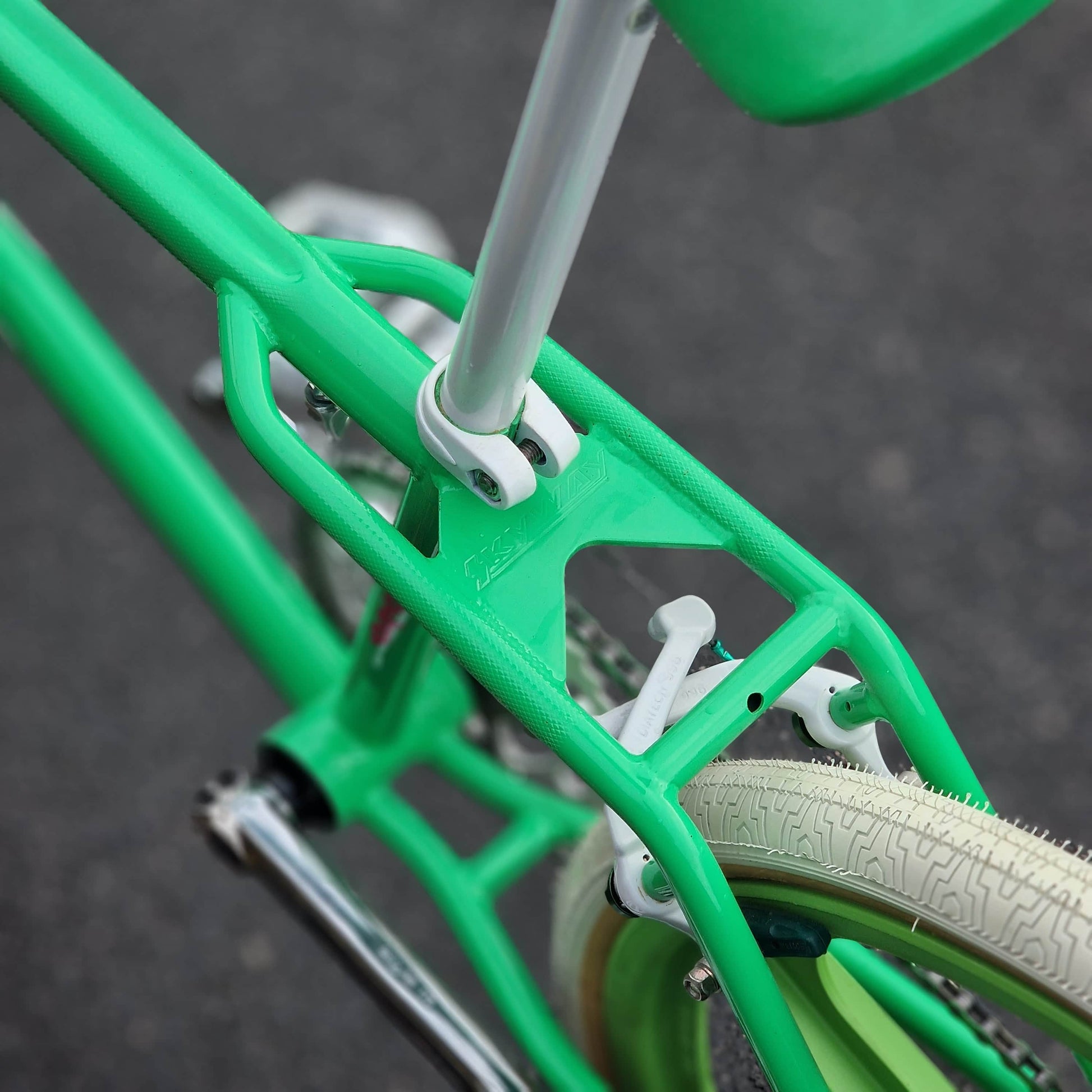 Skyway Old School BMX Bikes Green Skyway Street Beat Bike Green / White