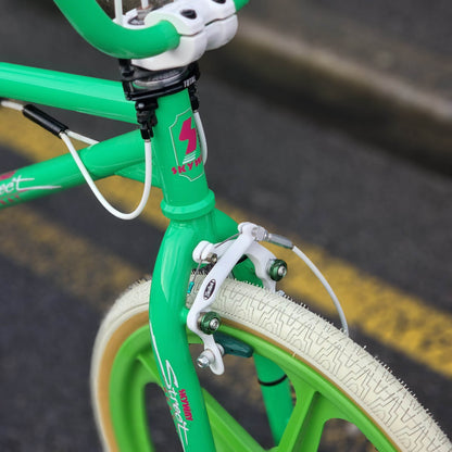 Skyway Old School BMX Bikes Green Skyway Street Beat Bike Green / White