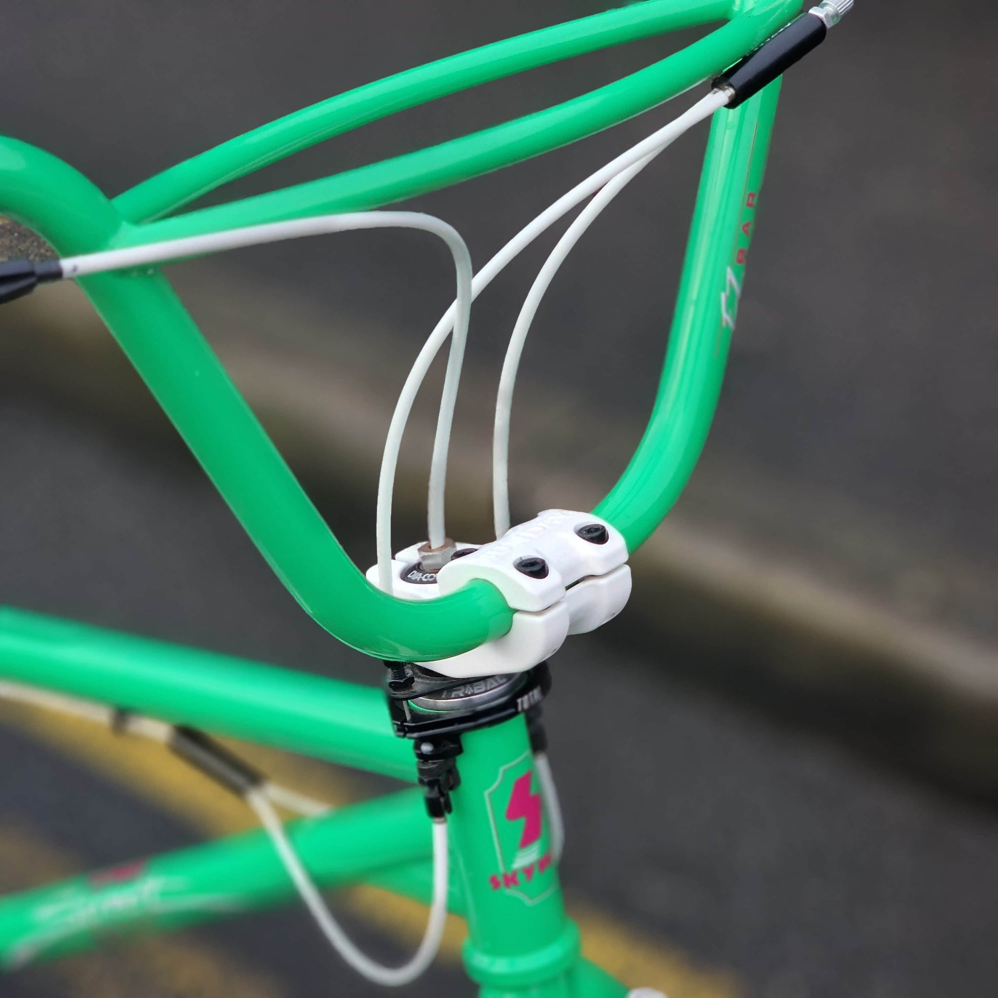 Skyway Old School BMX Bikes Green Skyway Street Beat Bike Green / White