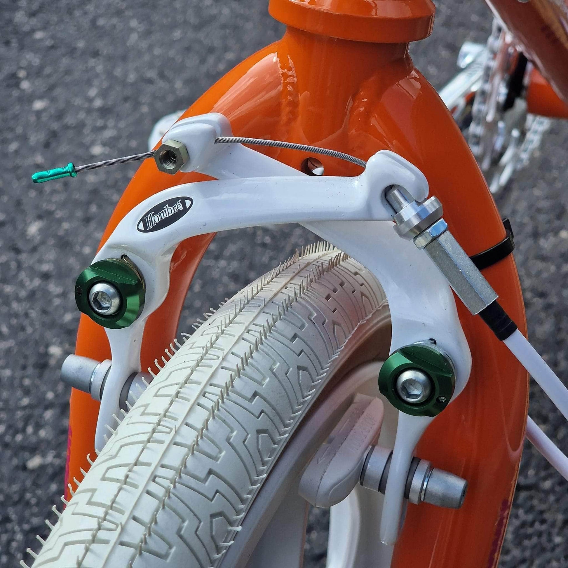 Skyway Old School BMX Bikes Orange Skyway Street Beat Custom Bike Orange / White