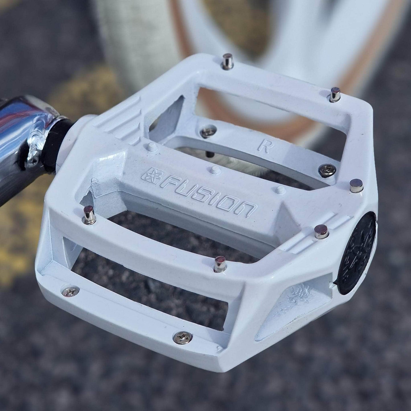 Skyway Old School BMX Bikes Orange Skyway Street Beat Custom Bike Orange / White