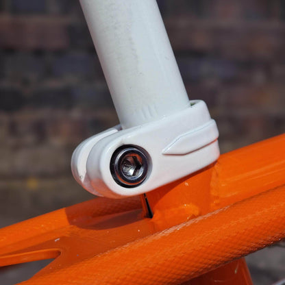 Skyway Old School BMX Bikes Orange Skyway Street Beat Custom Bike Orange / White