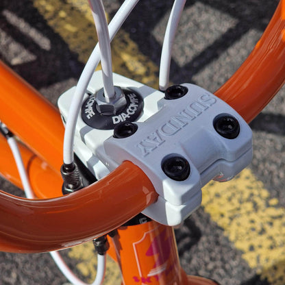 Skyway Old School BMX Bikes Orange Skyway Street Beat Custom Bike Orange / White